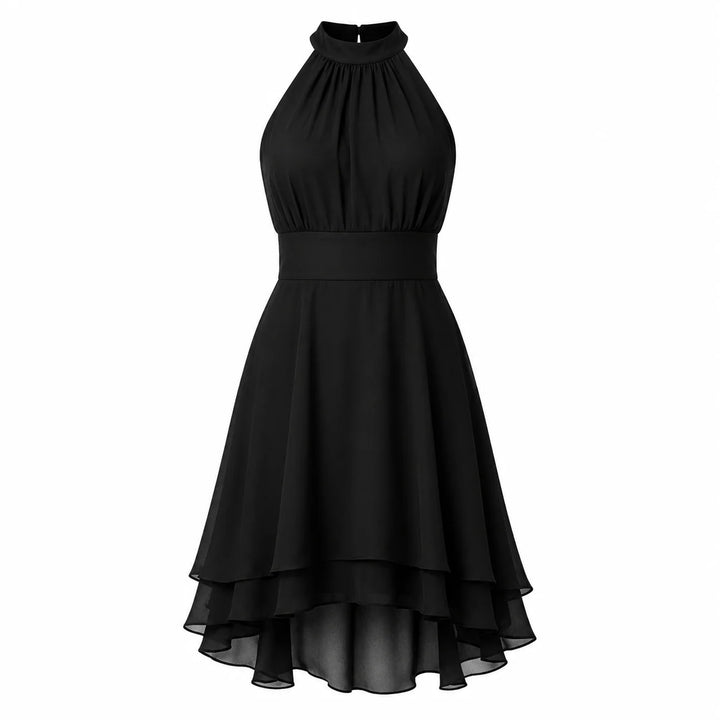 Chiffon Midi Dress – Loose Waist Flowy Women&