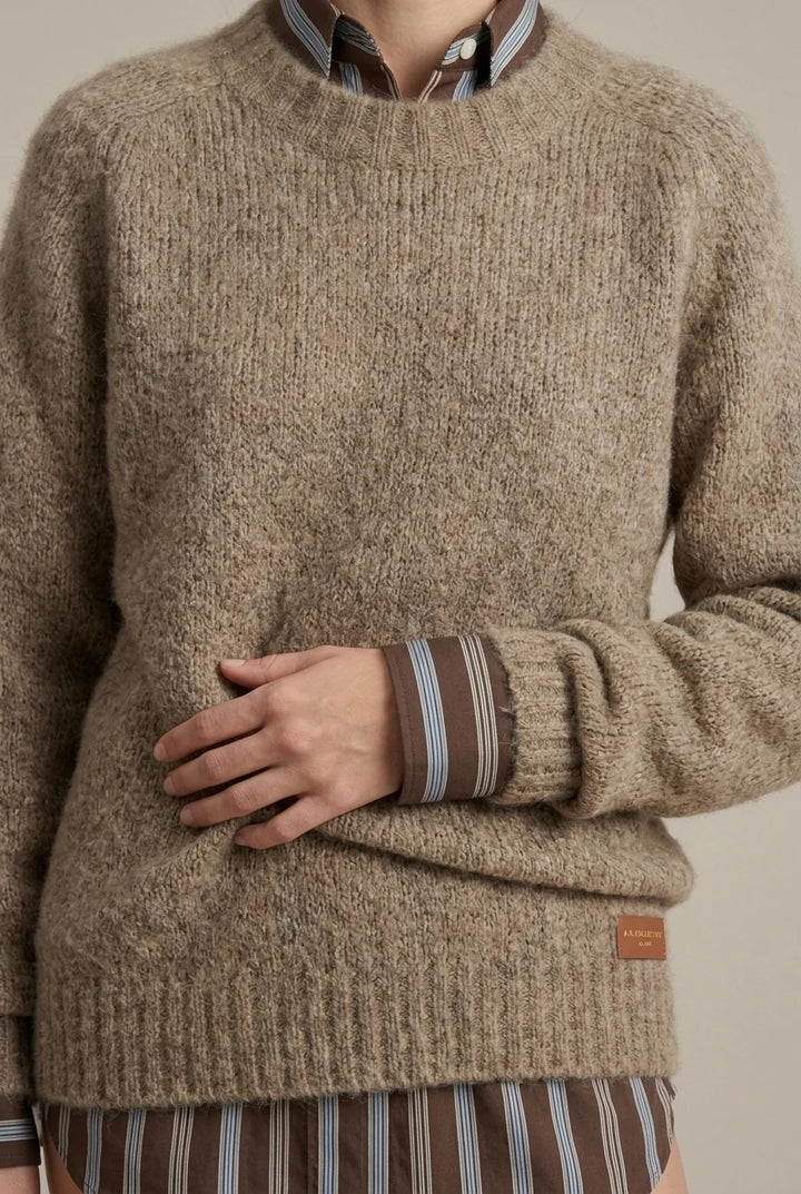 Cashmere Sweater Women – Thick Knit Pullover, Loose Fit