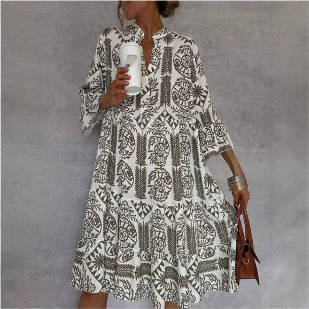 Tunic Mini Dress in Lightweight Fabric – Flowy Women&