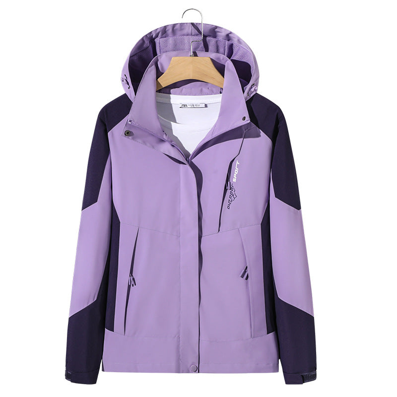 Unisex Shell Jacket – Lightweight Windproof Waterproof Outer Layer