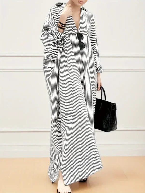 Striped Maxi Dress – Women&