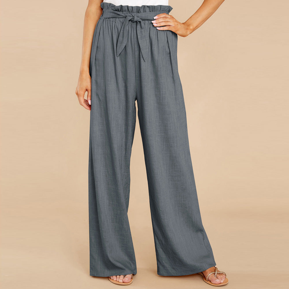 Plus Trousers for Women Soft Stretch Relaxed Fit Casual Pants