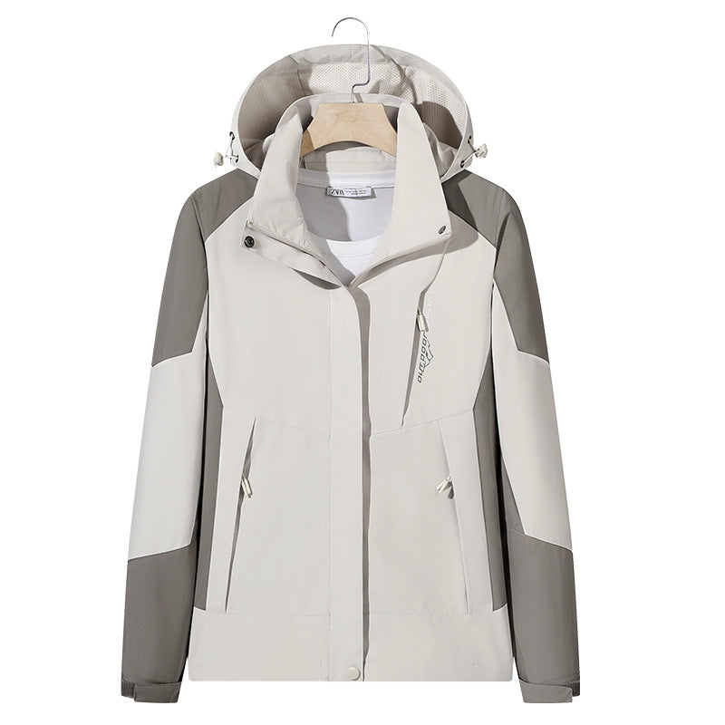 Unisex Shell Jacket – Lightweight Windproof Waterproof Outer Layer