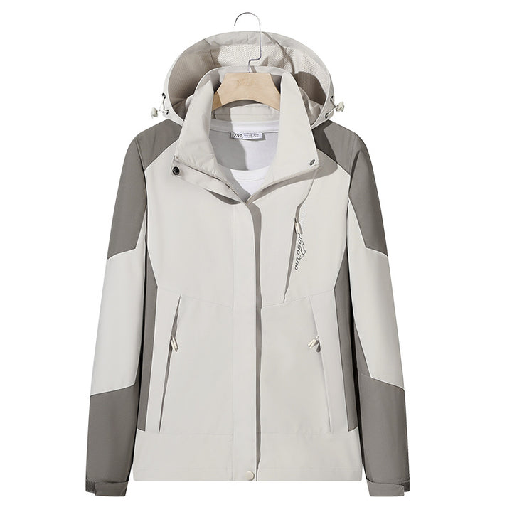 Unisex Shell Jacket – Lightweight Windproof Waterproof Outer Layer