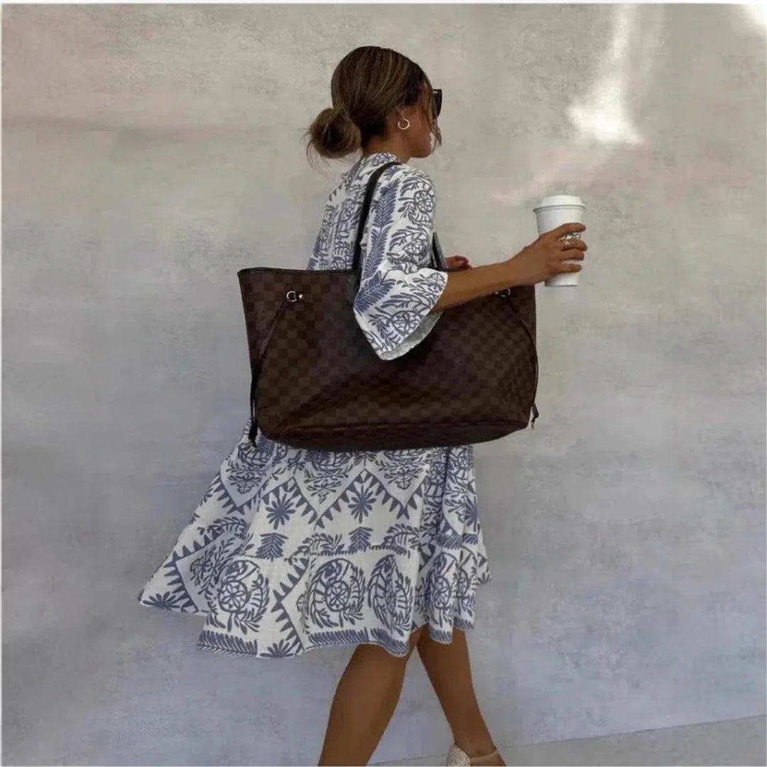 Tunic Mini Dress in Lightweight Fabric – Flowy Women&