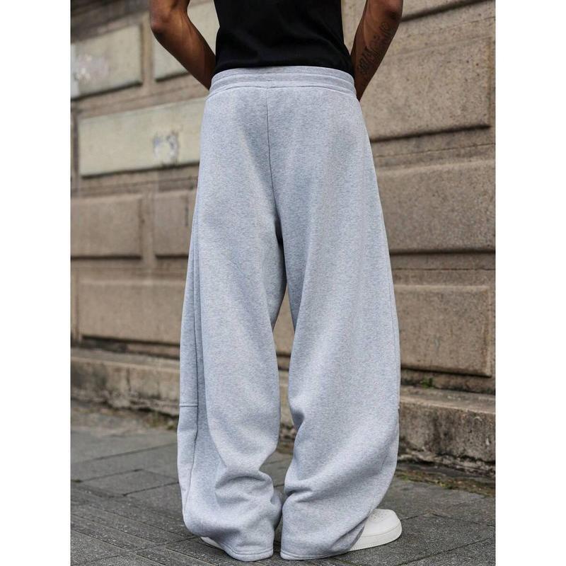 Men’s Cropped Pants – Bamboo Blend High Waist Straight-Leg Trouser