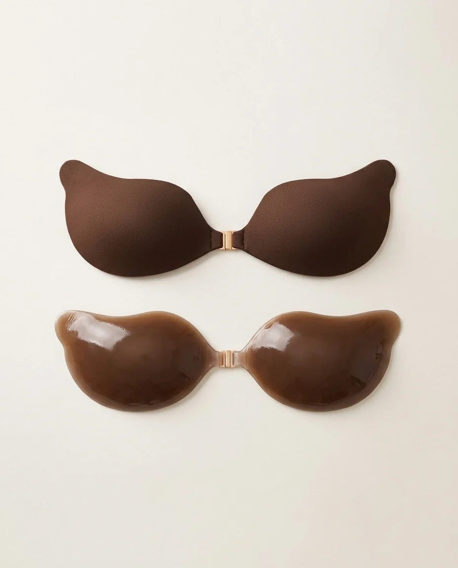 Strapless Invisible Bra Silicone Cups – Backless Adhesive Support Bra