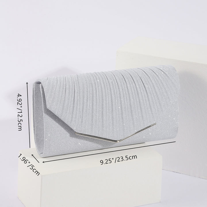 Evening Clutch Bag – Vintage Flap Formal Pillow Bag for Women