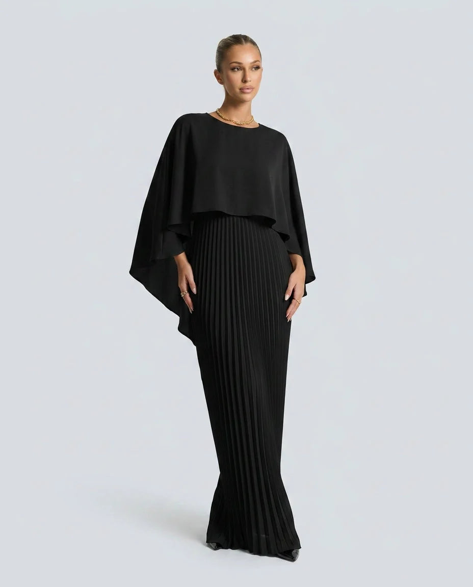 Batwing Sleeve Maxi Dress – Lightweight Summer Women&