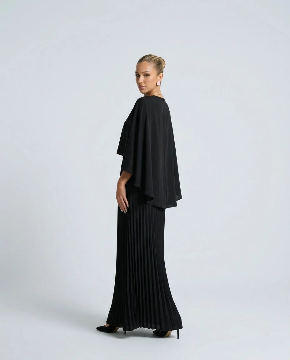 Batwing Sleeve Maxi Dress – Lightweight Summer Women&