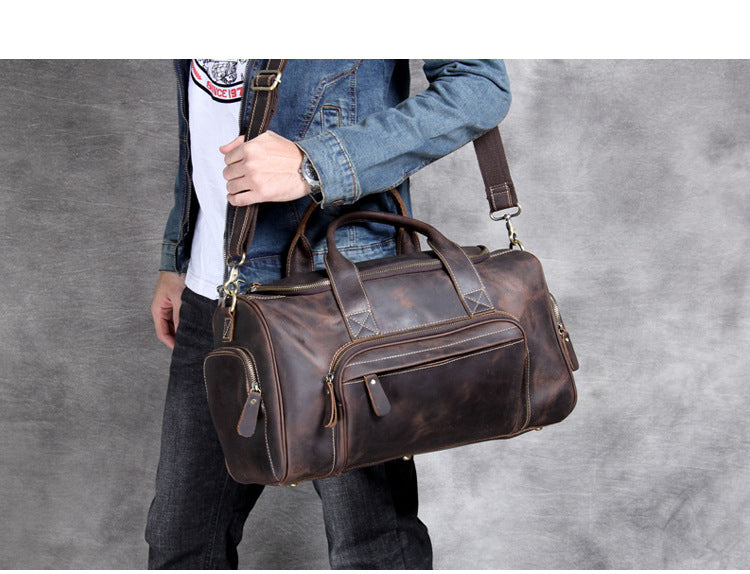 Unisex Travel Bag – Large Retro Canvas Unisex Hand Luggage