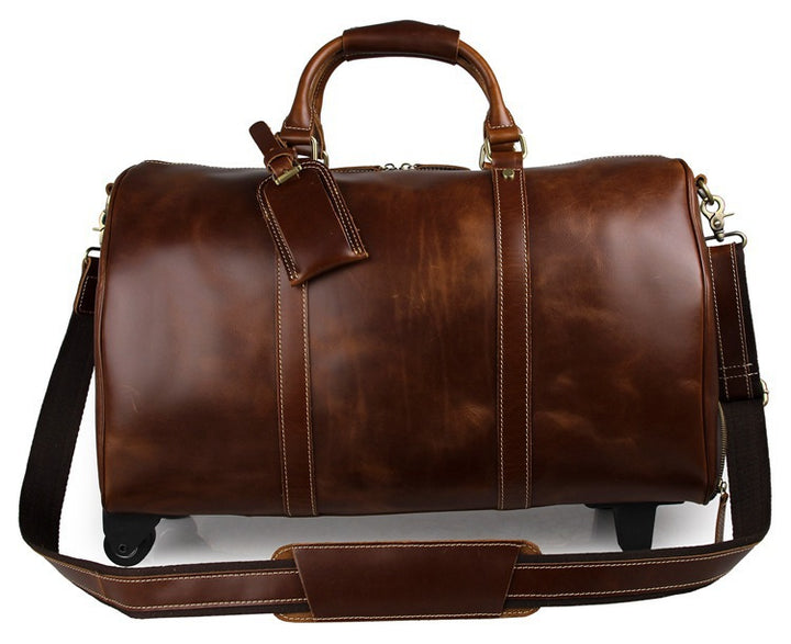 Rolling Cabin Bag – 21 Inch Structured Carry-On for Men