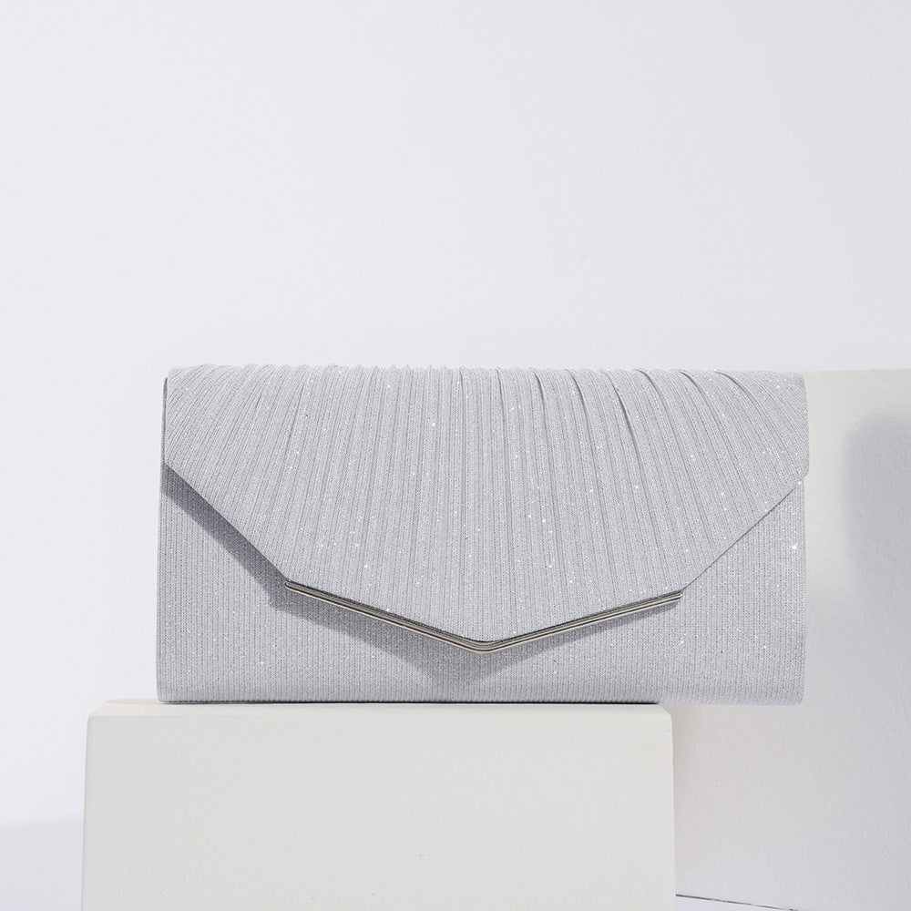 Evening Clutch Bag – Vintage Flap Formal Pillow Bag for Women