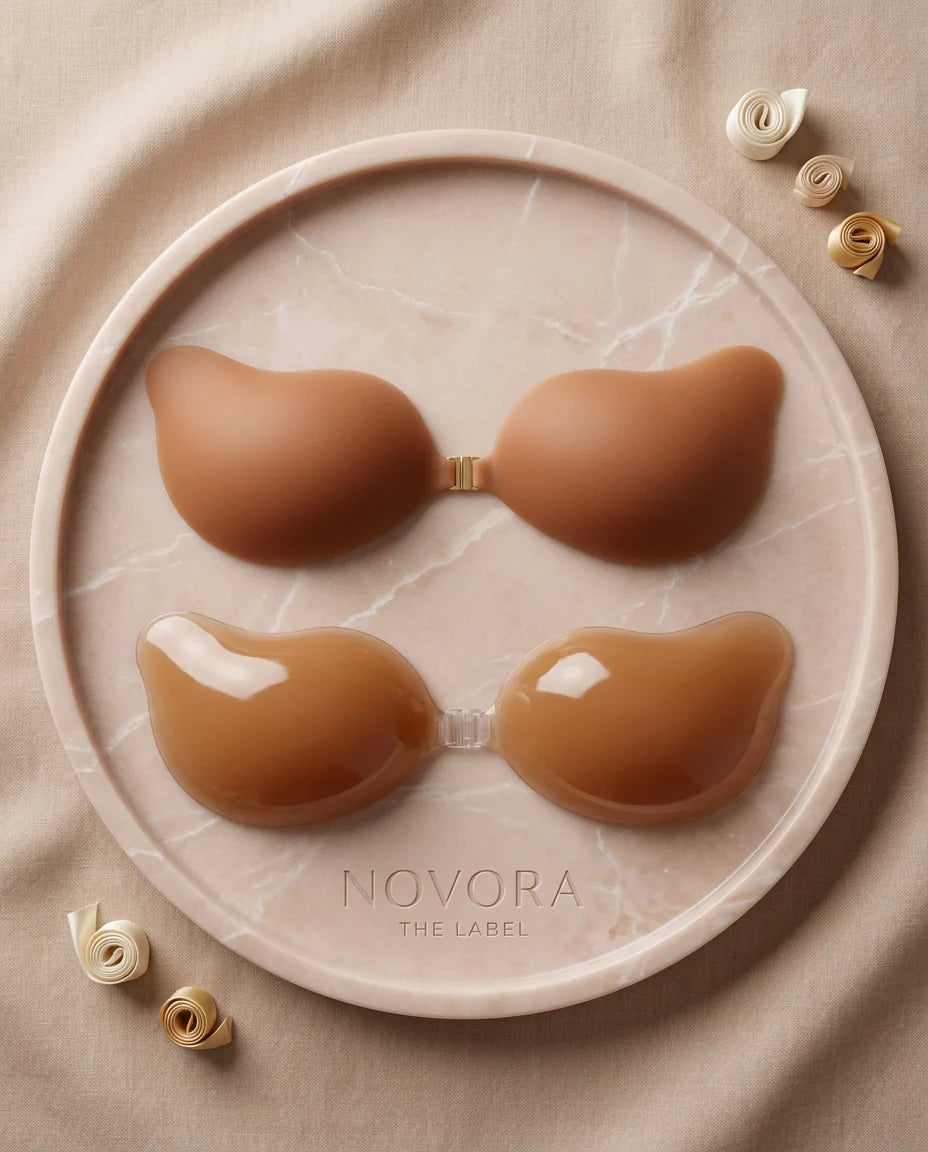 Strapless Invisible Bra Silicone Cups – Backless Adhesive Support Bra