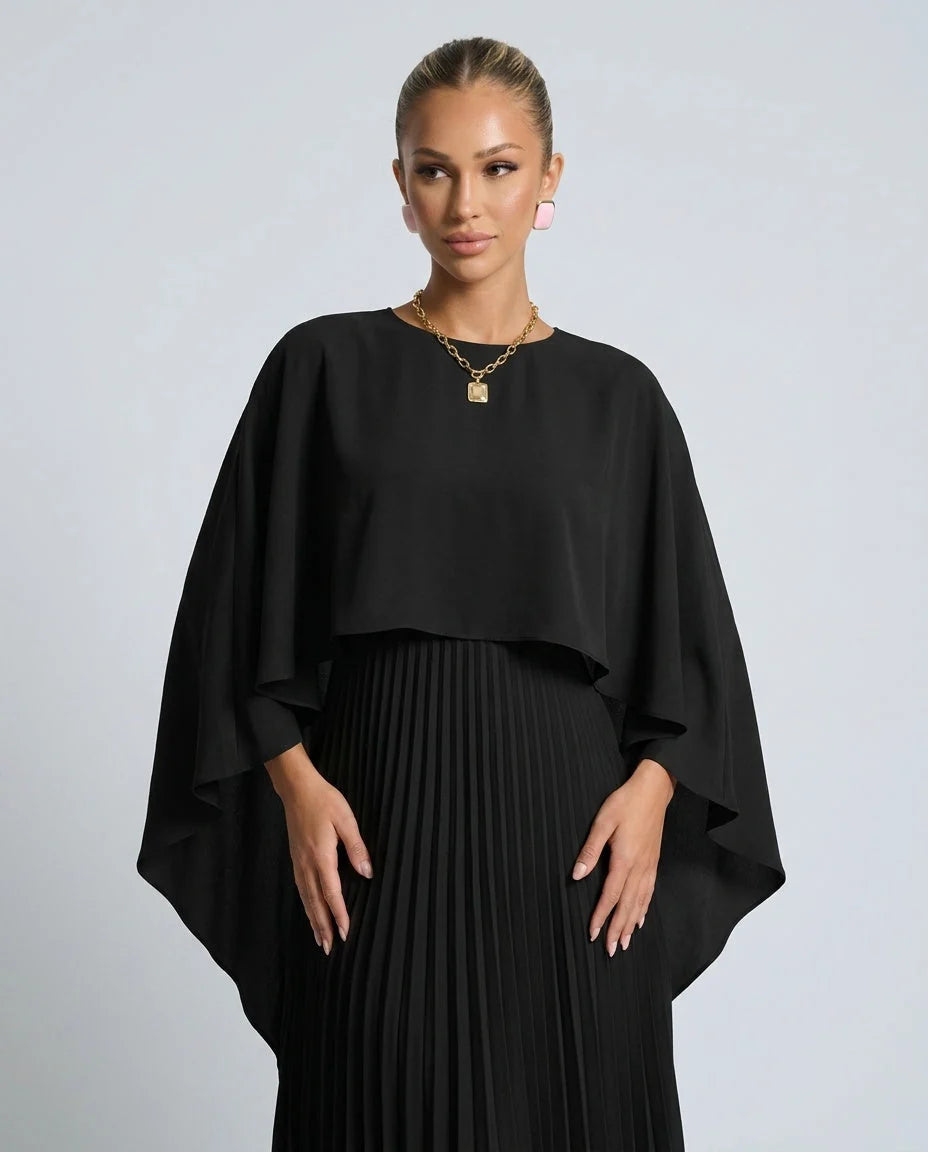 Batwing Sleeve Maxi Dress – Lightweight Summer Women&