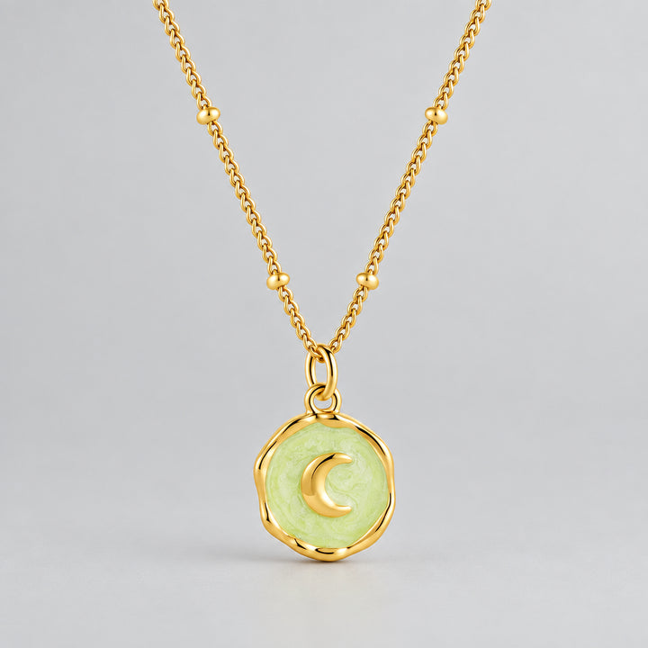 Simple Hanging Tag Necklace – Minimalist Everyday Charm