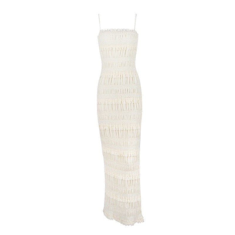 Sequin Maxi Dress – Stretch Strappy Women&