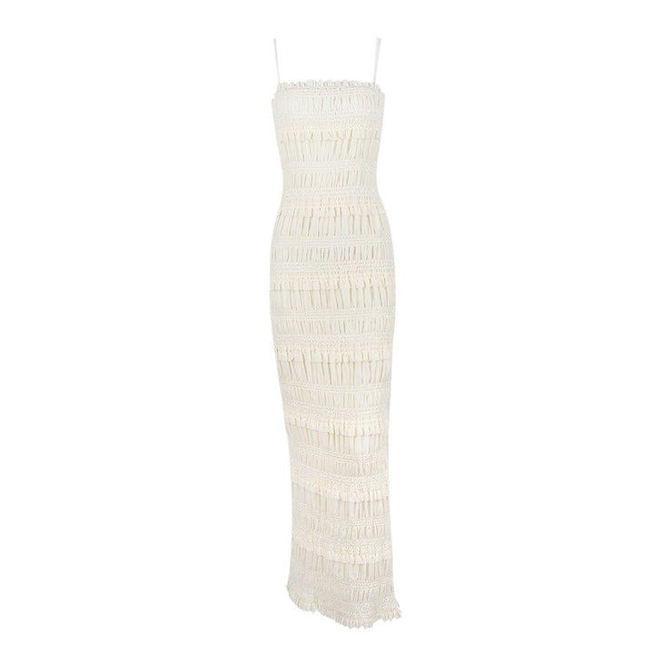 Sequin Maxi Dress – Stretch Strappy Women&
