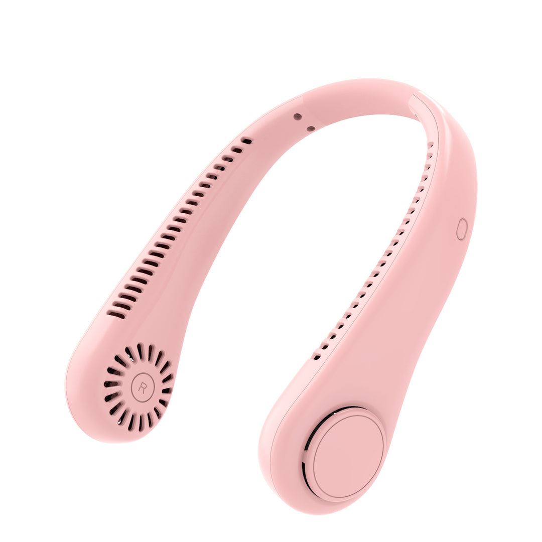 Neck Fan Rechargeable – Bladeless Hands-Free Portable USB Cooling