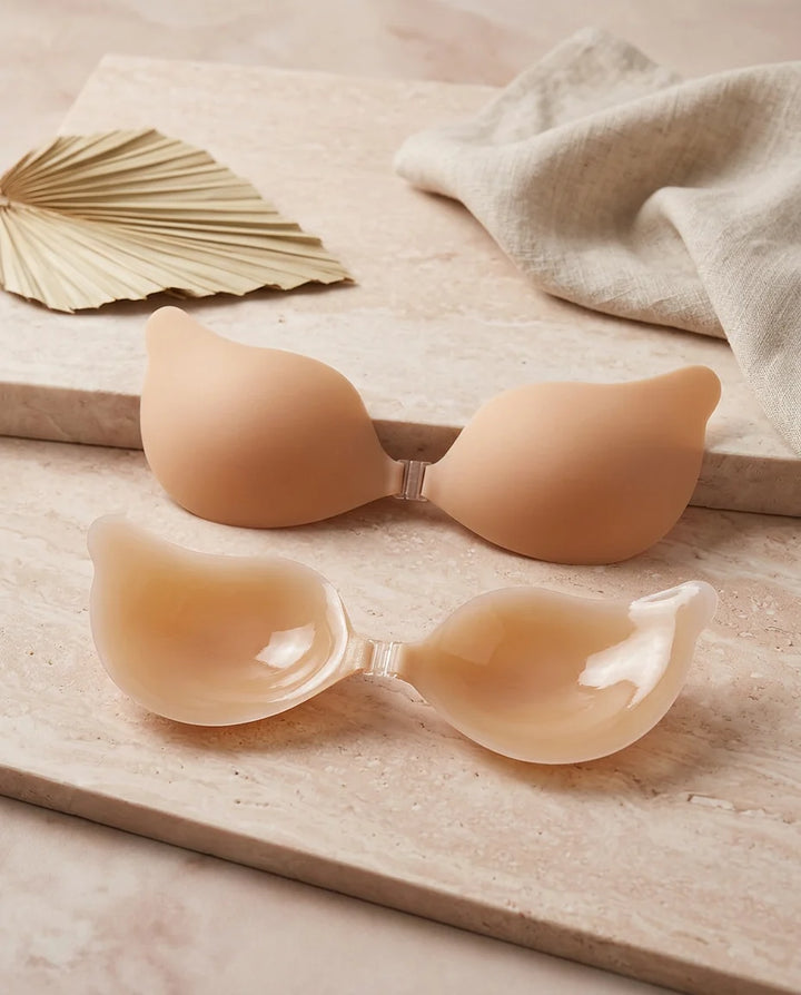 Strapless Invisible Bra Silicone Cups – Backless Adhesive Support Bra