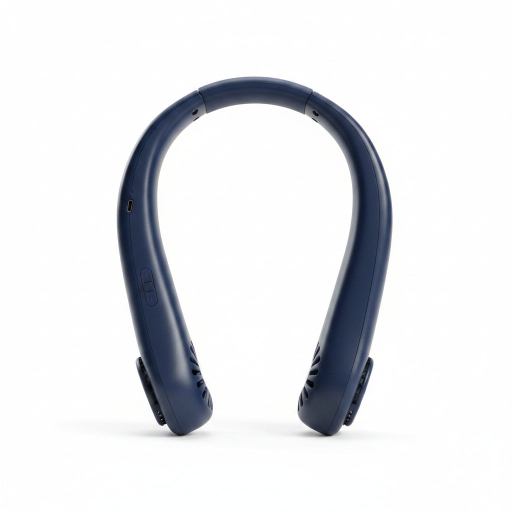 Neck Fan Rechargeable – Bladeless Hands-Free Portable USB Cooling