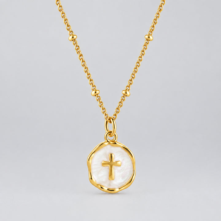 Simple Hanging Tag Necklace – Minimalist Everyday Charm