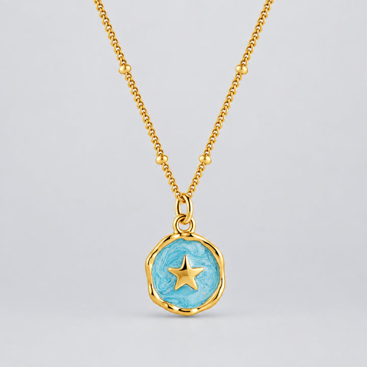 Simple Hanging Tag Necklace – Minimalist Everyday Charm