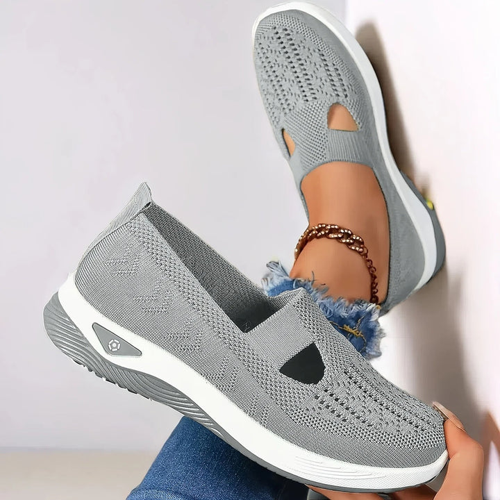 Women's Orthopedic Slip-On Sneakers Mesh – Memory Foam Comfort
