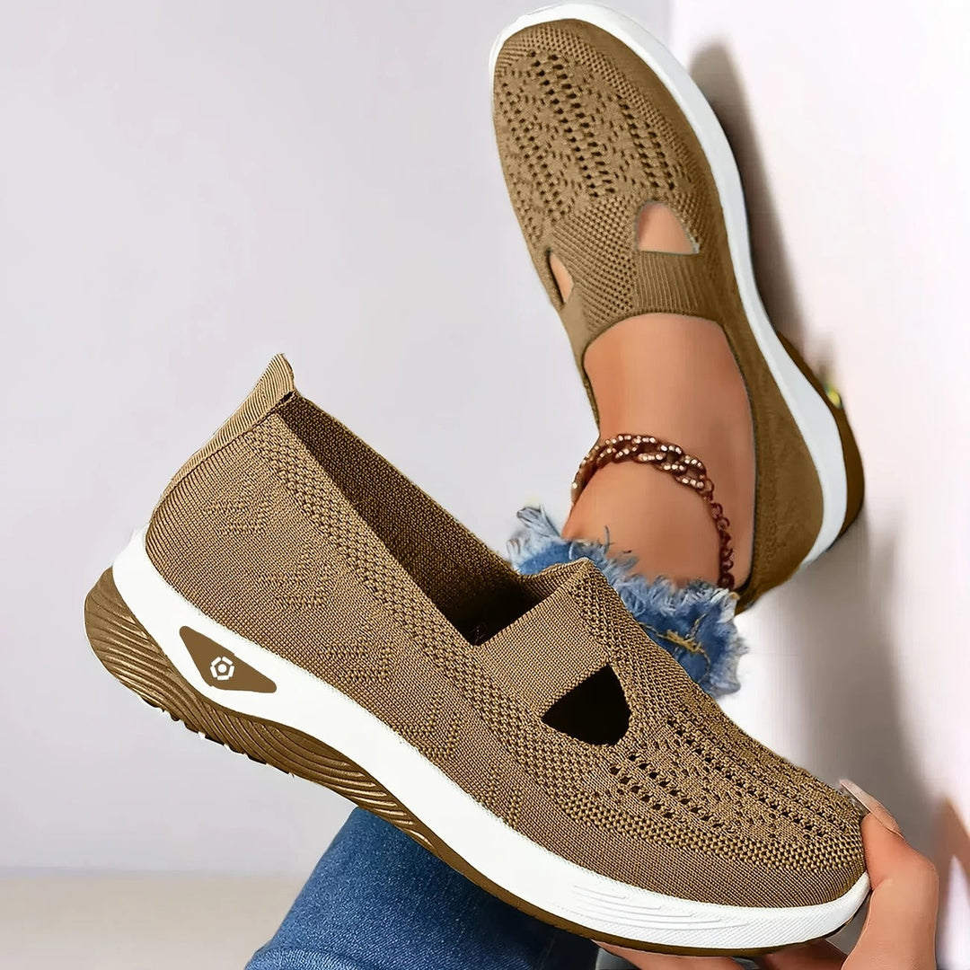 Women's Orthopedic Slip-On Sneakers Mesh – Memory Foam Comfort