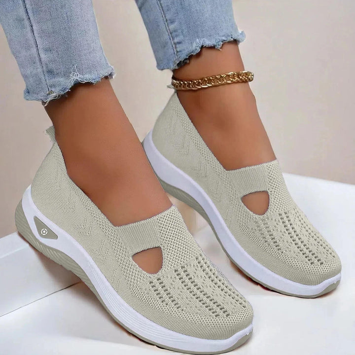 Women's Orthopedic Slip-On Sneakers Mesh – Memory Foam Comfort