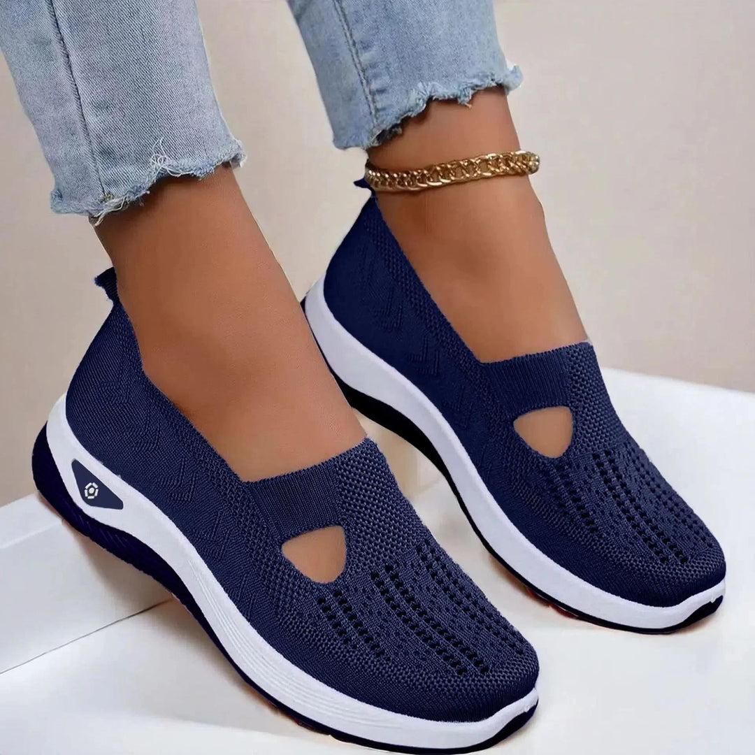 Women's Orthopedic Slip-On Sneakers Mesh – Memory Foam Comfort