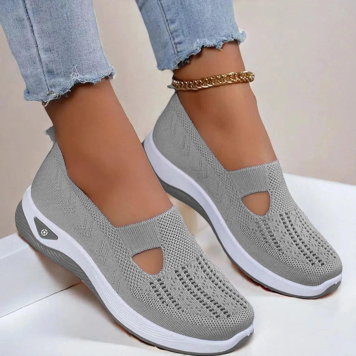 Women's Orthopedic Slip-On Sneakers Mesh – Memory Foam Comfort