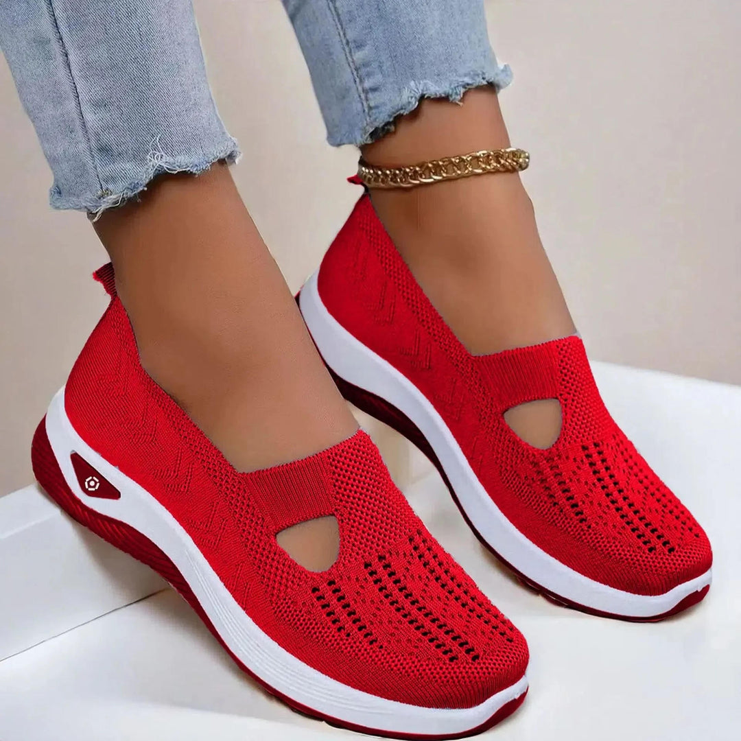 Women's Orthopedic Slip-On Sneakers Mesh – Memory Foam Comfort