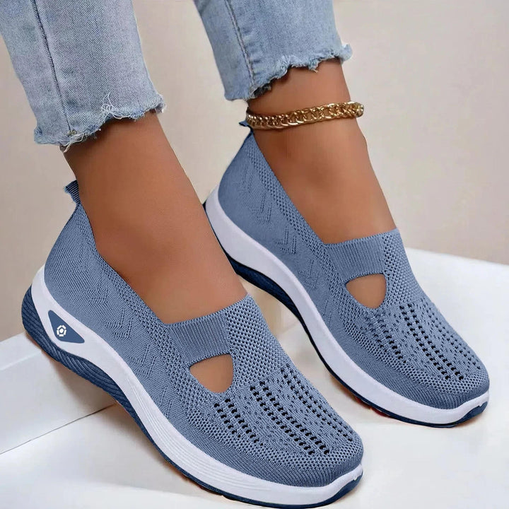 Women's Orthopedic Slip-On Sneakers Mesh – Memory Foam Comfort