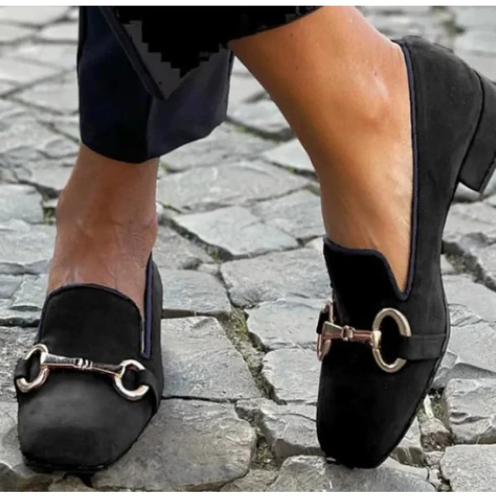 Horsebit Loafers for Women – Slip-On Flat Elegant Shoe