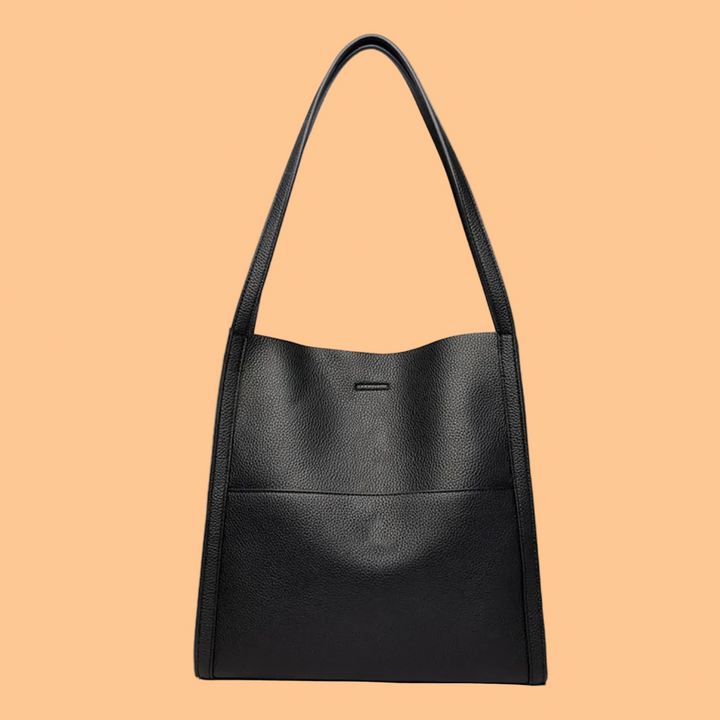 Women's Pebbled Tote Bag – Structured Shoulder Bag
