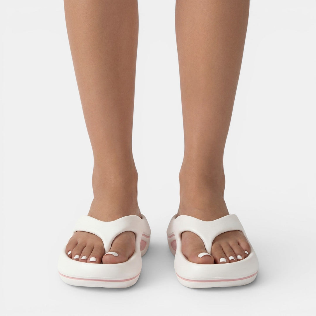 Platform Flip Flops for Women – Chunky Cushioned Wave Sole