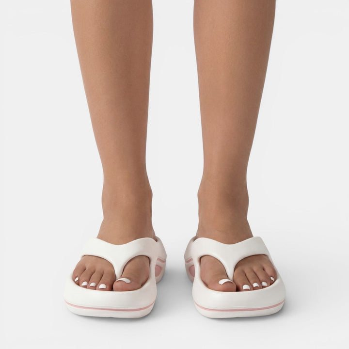 Platform Flip Flops for Women – Chunky Cushioned Wave Sole