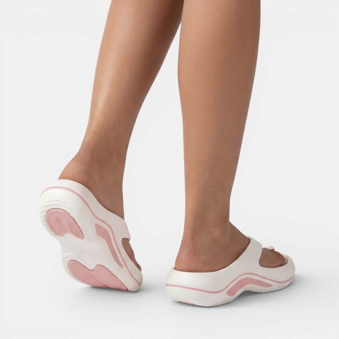 Platform Flip Flops for Women – Chunky Cushioned Wave Sole