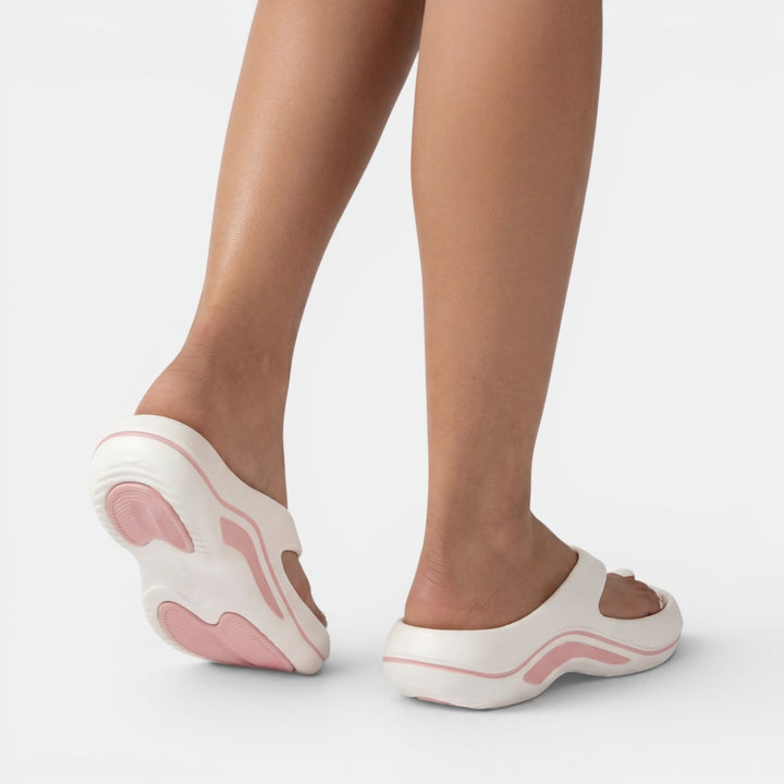 Platform Flip Flops for Women – Chunky Cushioned Wave Sole