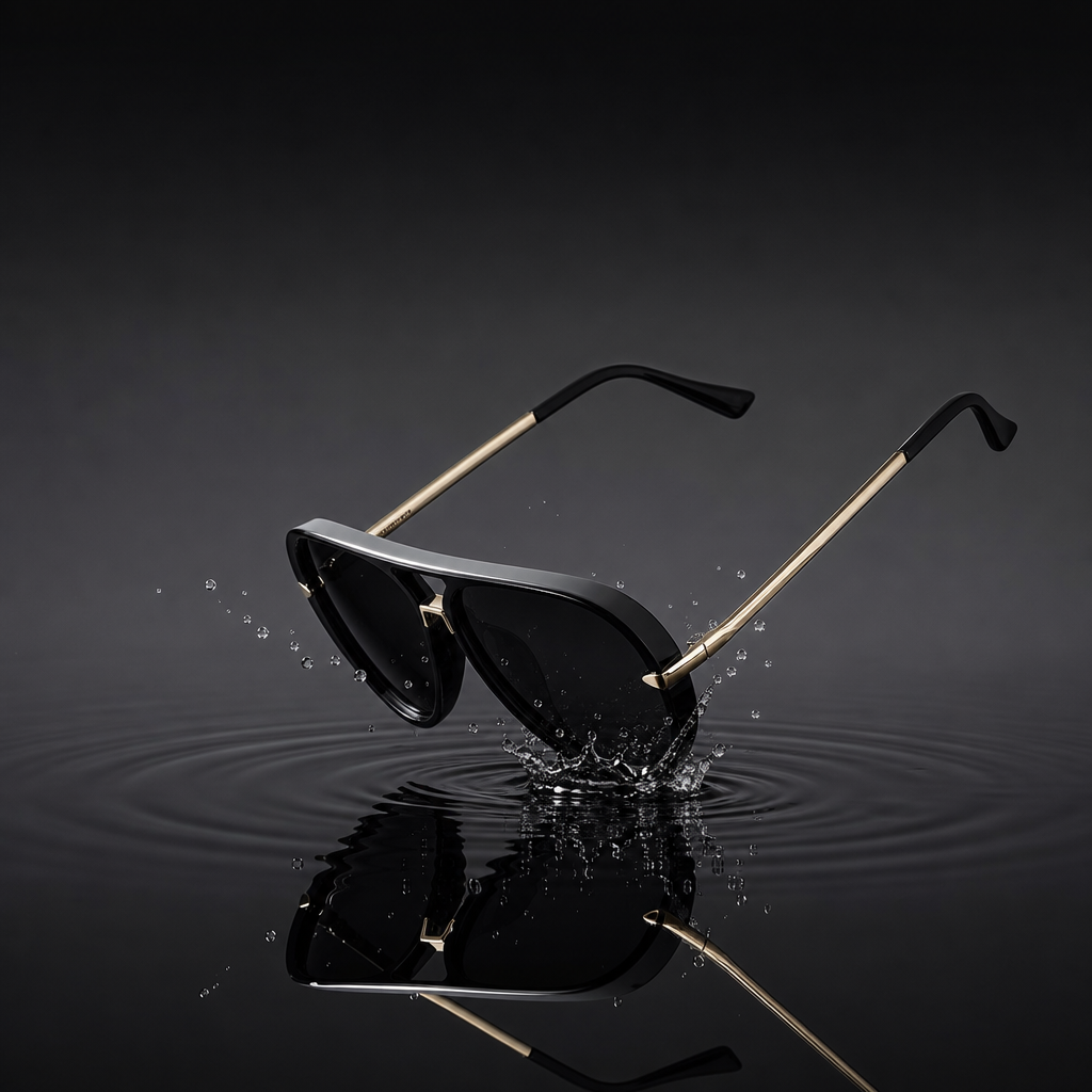 Women's Semi-Metal Frame Sunglasses – Tinted Gradient Lenses