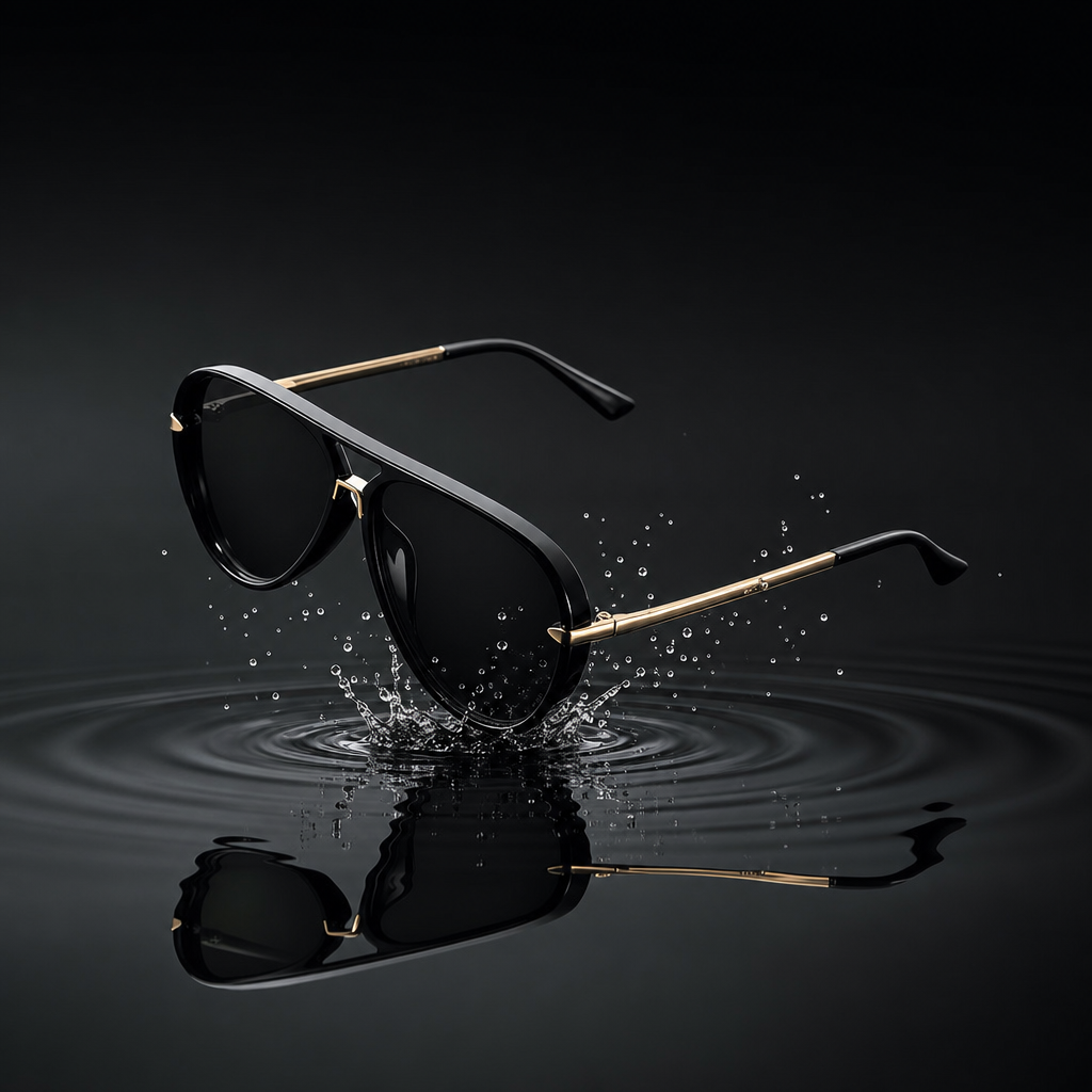 Women's Semi-Metal Frame Sunglasses – Tinted Gradient Lenses