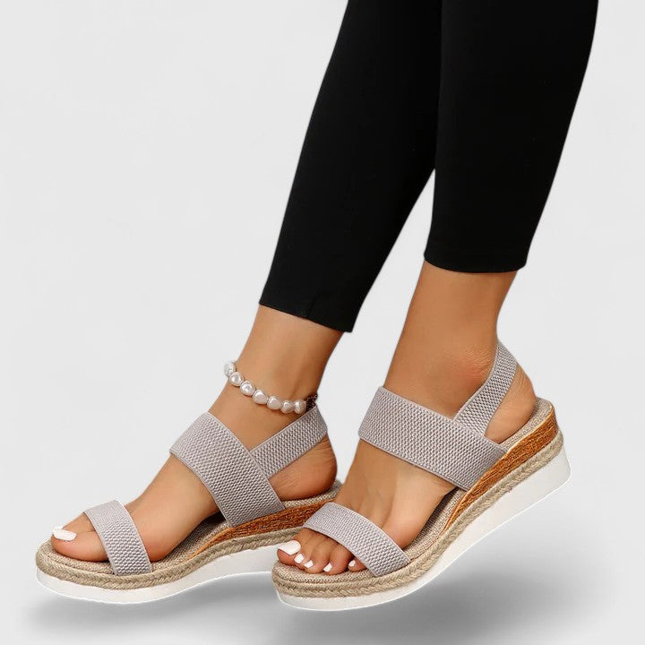 Women's Platform Espadrille Sandals, Arch Support & Cushioned Footbed