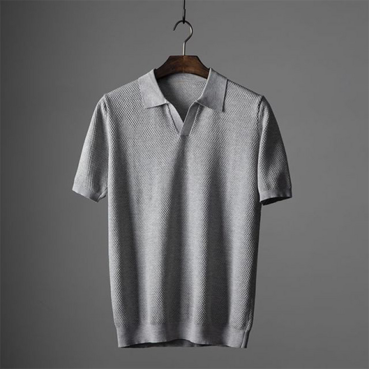 Men's Cotton Polo Shirt Short Sleeve – Classic Collar Tailored Fit