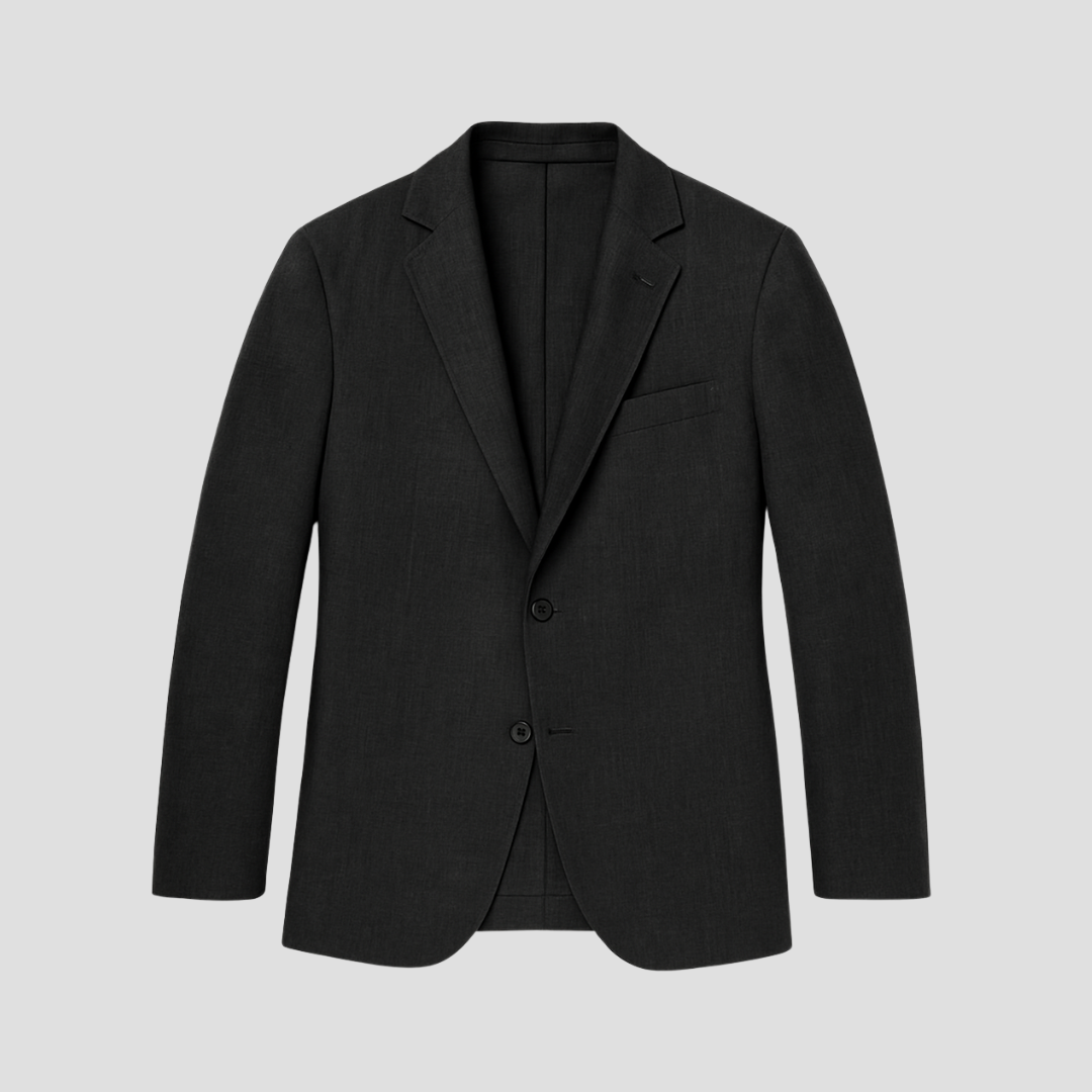 Men's Linen Look Classic Blazer – Smart Casual Lightweight