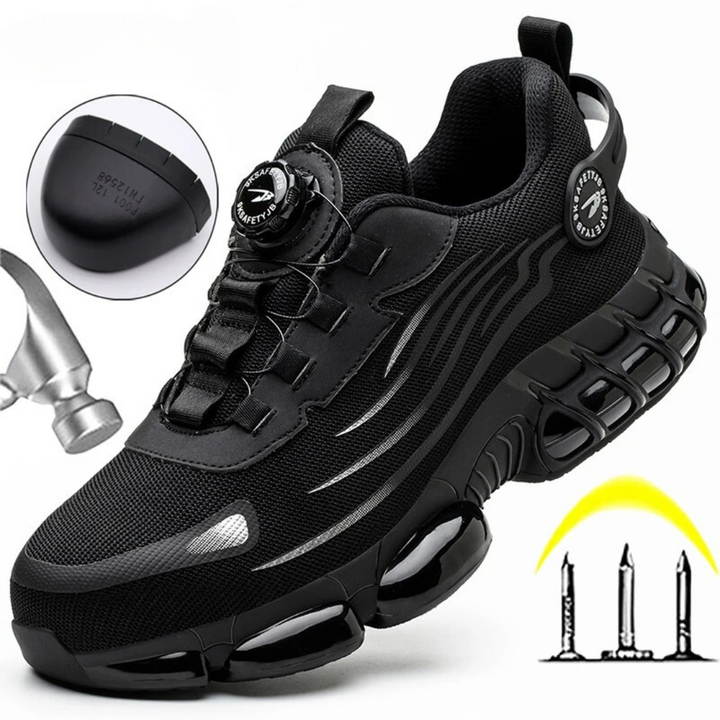 Men's Rotary Dial Lacing Sneaker – Mesh Upper & Chunky Sole