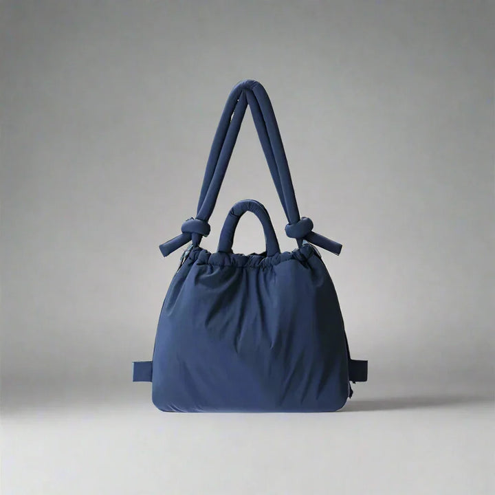 Women's Quilted Puffer Tote Bag – Lightweight Padded Handles Everyday