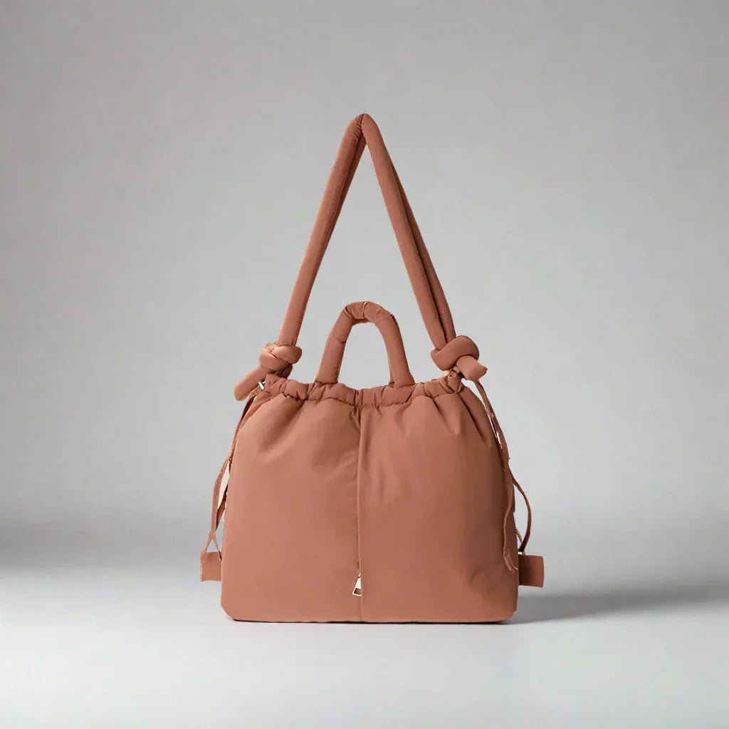 Cotton Tote Bag Large Shoulder Bag – Clip Closure Jacket Style
