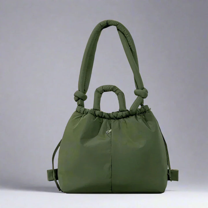 Women's Quilted Puffer Tote Bag – Lightweight Padded Handles Everyday