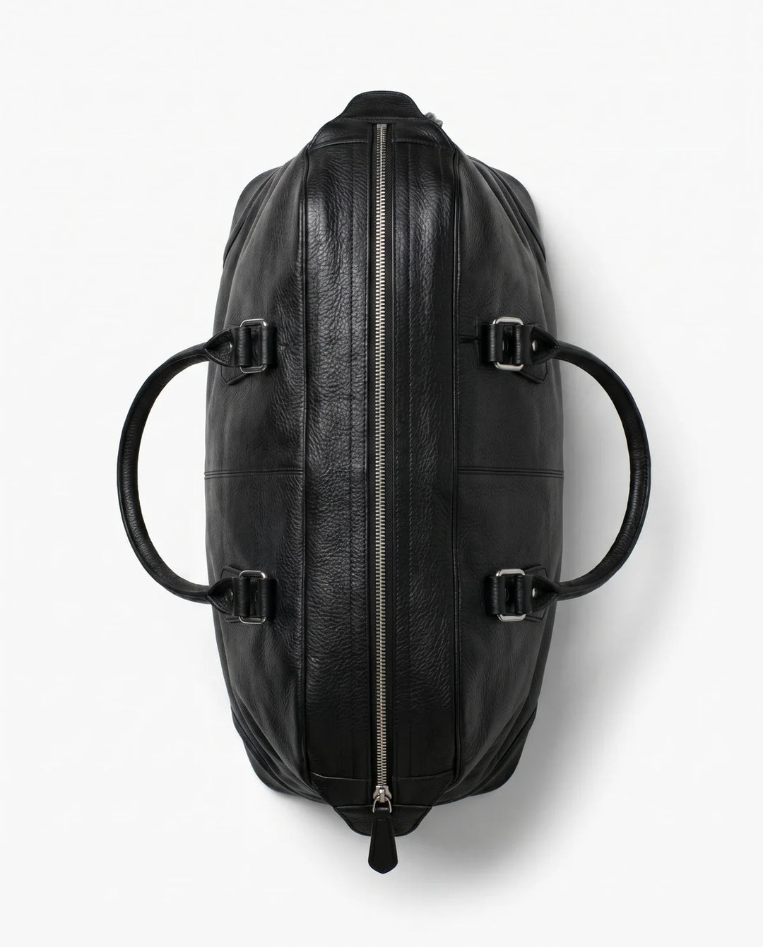 Leather Duffel Bag Men – Pebble Dome Structured Travel Bag